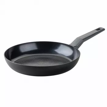 Fackelmann Statement panna 28 cm alumīnija pretpiedeguma pārklājums melna indukcijas 66082