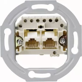 HEINRICH KOPP alumīnija UAE/IAE/ISDN ligzdas centrālās plāksnes ieliktnis 33369401