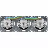 HEINRICH KOPP HK07 KombiQuick 3 ligzdu horizontāls Schuko kontaktligzdas ievietnis antracīta 133315008