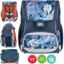 Herlitz Loop mugursoma Cyber Soccer 16L, 6-9 gadiem, magnētisks Fidlock aizdars, ergonomiska mugura, TÜV Rheinland sertificēta