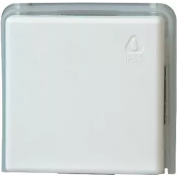 HEINRICH KOPP 623602081 Iebūvējams divvirzienu slēdža mehānisms, 10 A, 250 V AC, skrūvju spailes, IP20, pelēks/balts