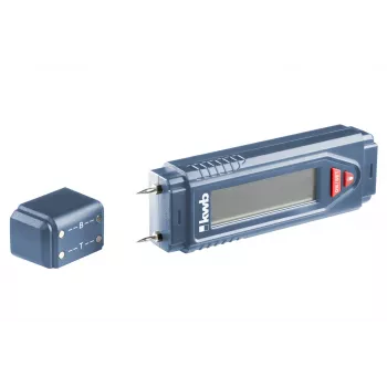 KWB 012100 digitālais mitruma mērītājs ar LCD ekrānu un adatu sensoriem kokam un būvmateriāliem