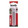 KWB 023395 lūstošie asmeņi 18 mm, nerūsējošais tērauds, 10 gab.