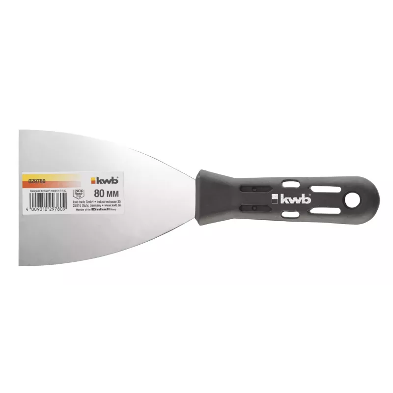kwb 029780 Krāsotāja lāpstiņa 80 mm, nerūsējošais tērauds