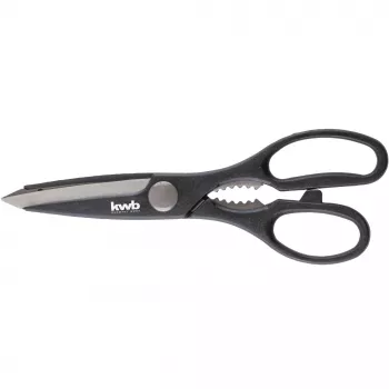 kwb 027195 Universālās šķēres 205 mm nerūsējošais tērauds melnas/sarkanas