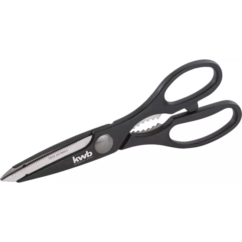 kwb 027195 Universālās šķēres 205 mm nerūsējošais tērauds melnas/sarkanas