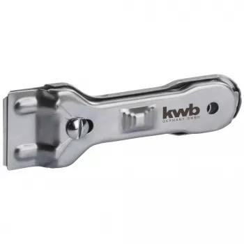KWB 013810 plakanais skrāpis ar nerūsējošā tērauda asmeni un ergonomisku divkomponentu rokturi