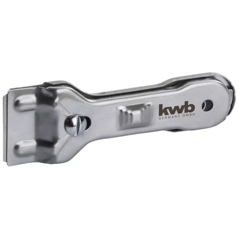 KWB 013810 plakanais skrāpis ar nerūsējošā tērauda asmeni un ergonomisku divkomponentu rokturi