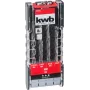 kwb 109145 cietmetāla spirālurbju komplekts akmenim, 8 gab., 3-10 mm