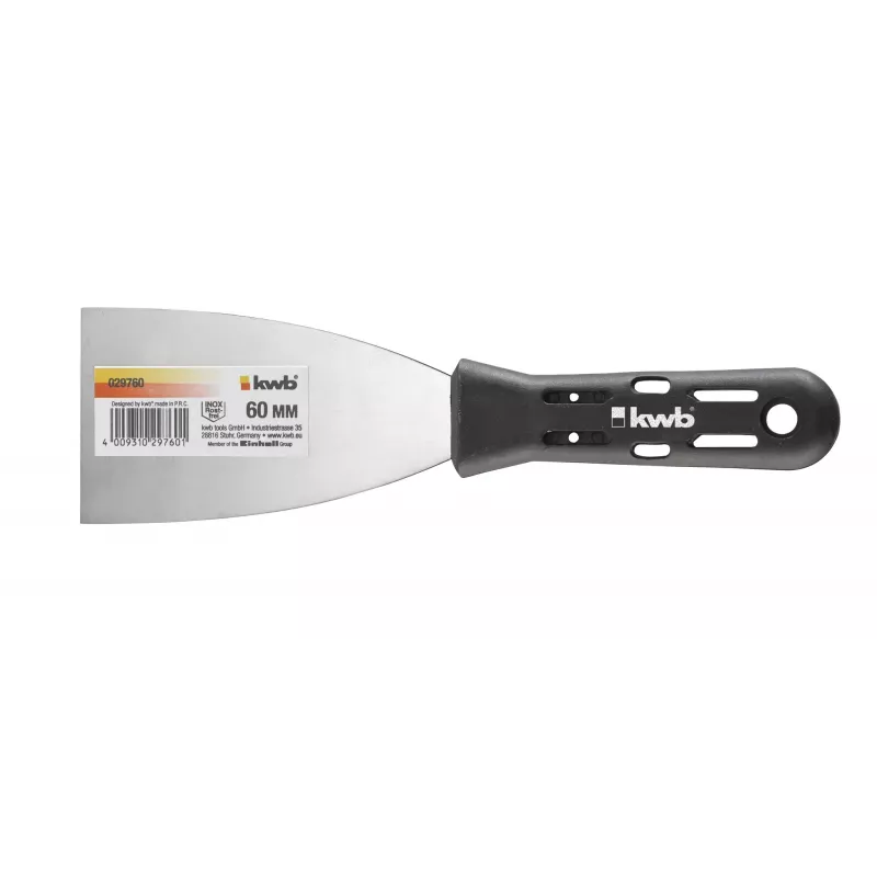kwb 029760 Krāsotāja lāpstiņa 60 mm, nerūsējošais tērauds