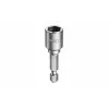 kwb 102710 1/4 inch uzgriežņu atslēgas uzgalis ar sešstūra profilu 10 mm hroma vanādija tērauds