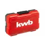 kwb 109010 uzgaļu komplekts, 39 gab., S2 tērauda uzgaļi, 1/4 collu sešstūra kāts, magnētisks ātrās maiņas turētājs, krāsu kodējums