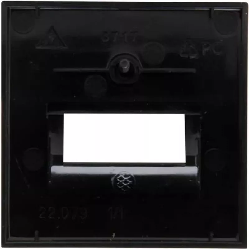 Kopp HK07-UAE vāciņš, melns matēts, 1 modulis 371750005