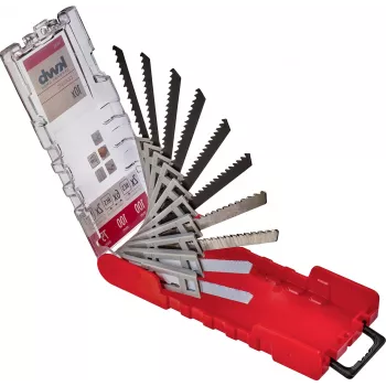 kwb 109180 zāģa asmeņu komplekts, 10 gab., T-kāts, kokam/metālam/plastmasai