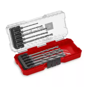 Einhell mūra urbju komplekts 10 gab. (3–10 mm) instrumentu tērauds 108743