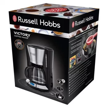 Russell Hobbs Victory filtrējošā kafijas automāts 24030-56, 1,25 L, 1000 W, sudraba/melns