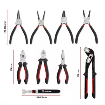 Einhell Tool Pad knaibles komplekts, 9 daļas, E-Case S-F (370522)
