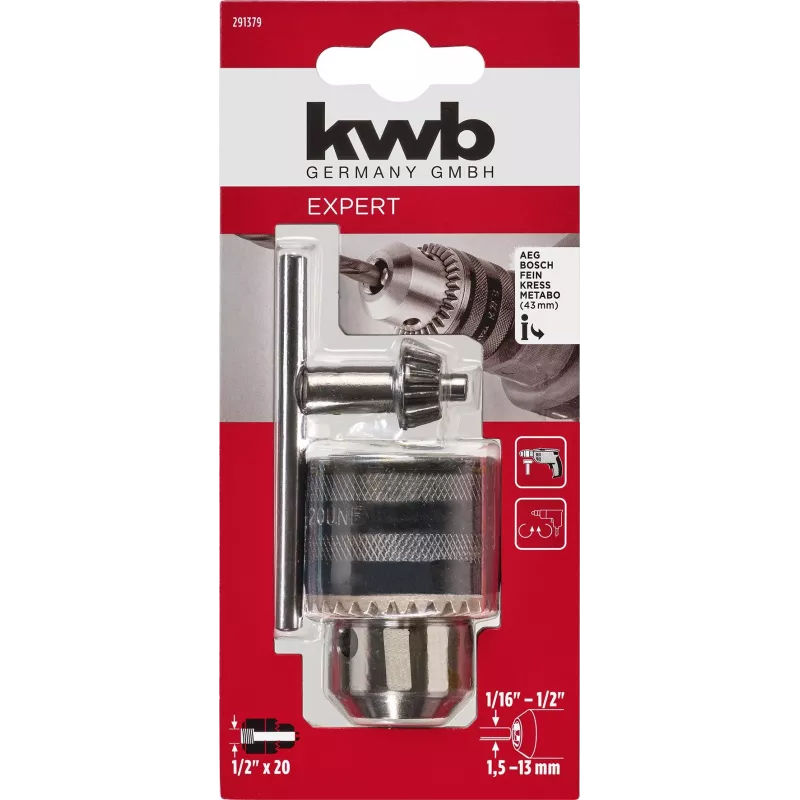 kwb Zobratu urbjpatrona, 1/2 collas-20 UNF, 1,5-13 mm, triecienizturīga 291379