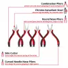 Einhell 370532 knaibles komplekts (3 gab.) | hroma-vanādija tērauds | kombinētās, diagonālās un garo degunu knaibles