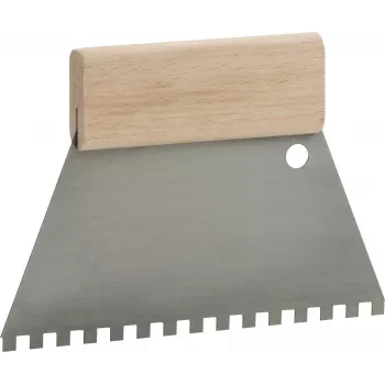 kwb 032818 zobu špaktele B11 nerūsējošais tērauds 280 mm koka rokturis