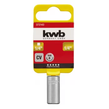 kwb 372143 uzgriežņu atslēgas pāreja no 1/2 collas uz 3/8 collas hroma vanādija tērauds