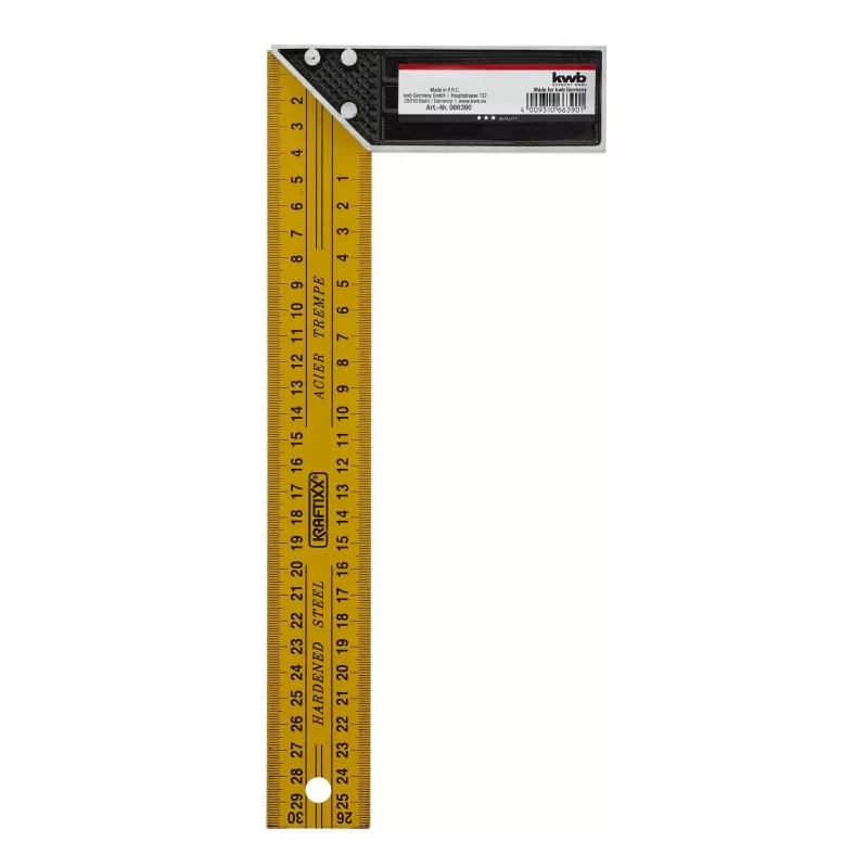 KWB 066390 plastmasas transportieris leņķu mērītājs 0-180° ar 150mm kāju