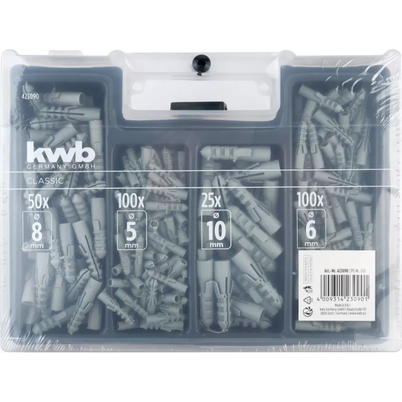 KWB 423090 stiprinājumu komplekts, 300 gab.
