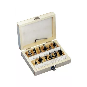 KWB 705020 rievu frēzgalva ar volframa karbīda griezējmalu, 8 mm kāts, 20 mm diametrs, 6 mm rādiuss