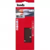 KWB 818112 slīppapīra loksnes, graudainība 120, 230 x 93 mm, 10 gab.