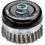 KWB AGGRESSO-FLEX® kausa suka, pīta, gofrēta HSS tērauda stieple, 75 mm, M14 vītne, leņķa slīpmašīnām, 1 gab. (719226)