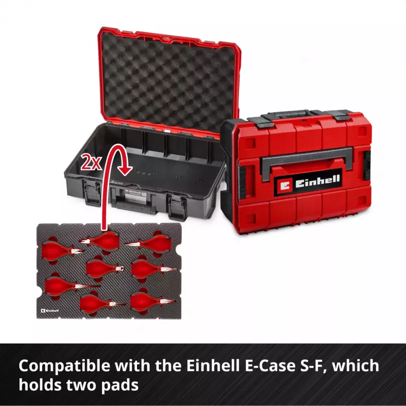 Einhell 370523 E-Case instrumenta ieliktnis – 8 daļu precīzijas knaibles komplekts E-Case S-F