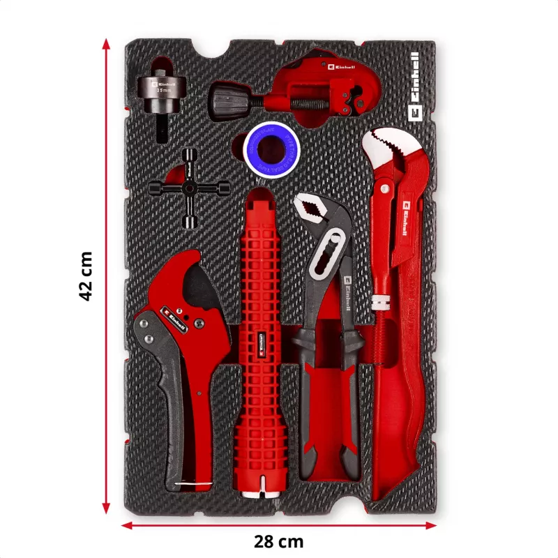 Einhell 370527 korpusa ieliktņu komplekts, 8 daļas (370527)