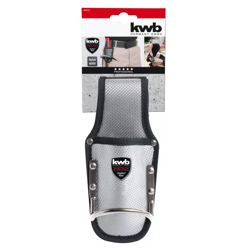 kwb 907010 āmura turētājs, āda, cilpa pie jostas, brūns, 1 gab.