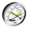 TFA Dostmann 452024 analogais termo-higrometrs, balts/sudraba, sienas vai galda novietojums, -15 līdz +55°C, 0-100% RH