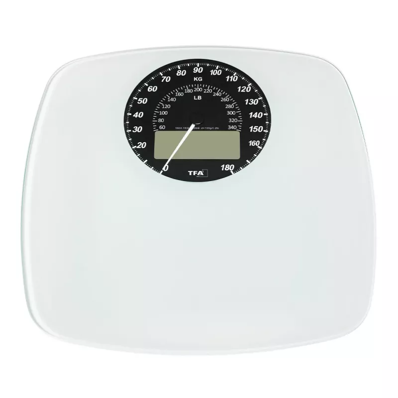 TFA Dostmann 50.1003.02 elektroniskie vannas istabas svari, 180 kg, melni