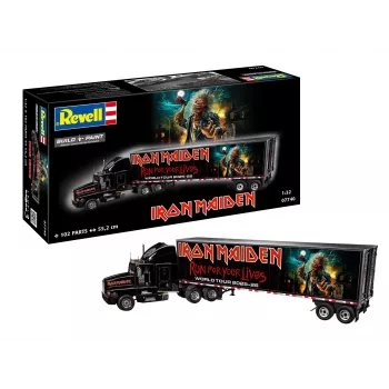 Revell 07740 turnejas kravas auto “Iron Maiden”, 1:32 plastmasas saliekamais modelis, 3. līmenis, 102 detaļas