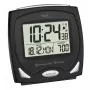 TFA Dostmann Radiovadāmais modinātājs melns ar luminiscējošu ciparnīcu 60.2541.01