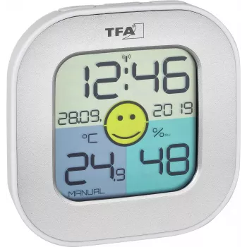 TFA Dostmann FUN iekštelpu elektroniskais higrometrs sudraba 30.5050.54