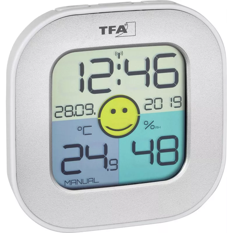TFA Dostmann FUN iekštelpu elektroniskais higrometrs sudraba 30.5050.54