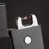 TFA Dostmann 98.1124.01 plazmas loka šķiltavas - USB uzlādējamas, bez liesmas, dubultloka, vēja necaurlaidīgas