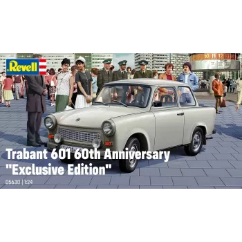 Revell 60th Anniversary Trabant 601 Exclusive Edition 1:24 plastmasas modeļa komplekts 05630