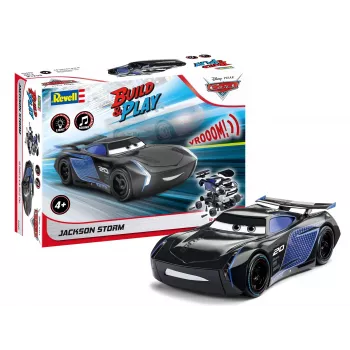 Revell Junior Kit Disney Pixar Cars 3 Jackson Storm 19 detaļu saliekamais modelis ar gaismu un skaņu 065639090