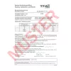 TFA Dostmann 30.1064.02.K rokas termometrs balts °F/°C -40 līdz 250°C ar iebūvētu displeju