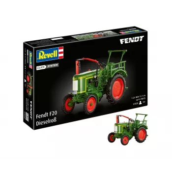 Revell Fendt F20 Dieselroß traktora Click System modeļa komplekts 1:24 078289090