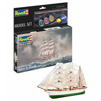 Revell Model Set Gorch Fock 1:200 buru kuģa plastmasas modeļa komplekts 65432