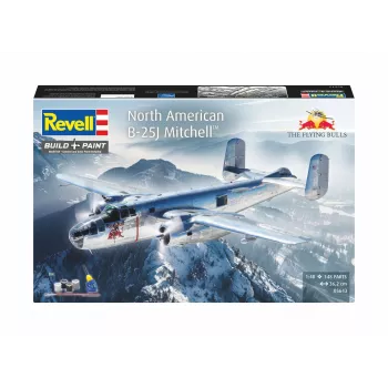 Revell 05643 lidojošas B-25J Mitchell lidmašīnas salikšanas modelis, 1:48