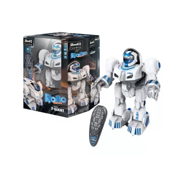 Revell Control T-Giant RC robots - 2,4 GHz, putu disku šāvējs, LED efekti, balts/pelēks/oranžs 24700