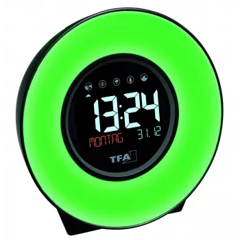 TFA Dostmann 60.2023.02 kvarca modinātājs, balts