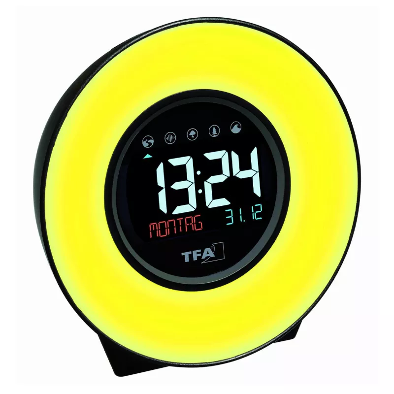 TFA Dostmann 60.2023.02 kvarca modinātājs, balts
