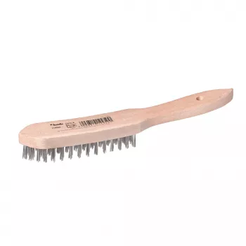 kwb 919950 rokas stiepļu suka ar 4 rindu tērauda sariem, 255 mm